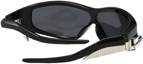 Модные прямоугольные солнцезащитные очки для женщин и мужчин в стиле ретро-панк, очки для вождения, трендовые очки с защитой от УФ-излучения UV400 MTZJH, Black Black
Модные прямоугольные солнцезащитные очки для женщин и мужчин в стиле ретро-панк, очки для вождения, трендовые очки с защитой от УФ-излучения UV400 MTZJH, Black Black