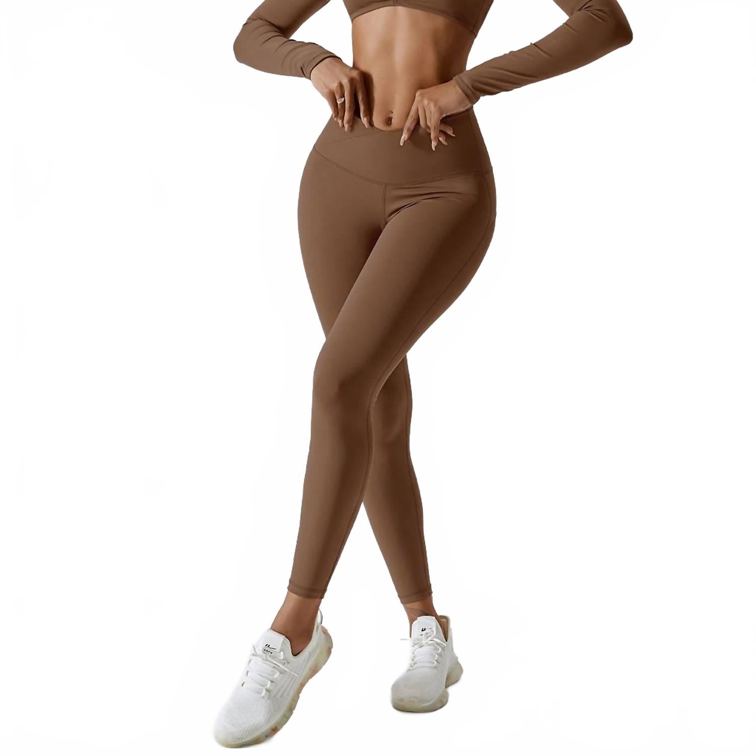 Софи Браун Высокие леггинсы Rockstar Peach, коричневый
Софи Браун Высокие леггинсы Rockstar Peach, коричневый