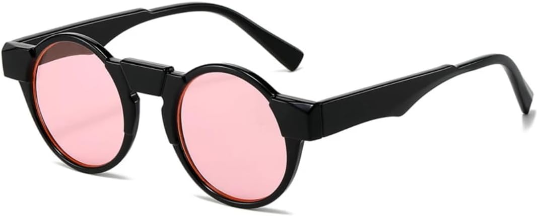 Модные маленькие круглые солнцезащитные очки в стиле стимпанк для женщин, ретро, с прозрачными линзами цвета океана, защита от УФ-излучения UV400, роскошные очки для мужчин в стиле панк VFDHN, Black Pink
Модные маленькие круглые солнцезащитные очки в стиле стимпанк для женщин, ретро, с прозрачными линзами цвета океана, защита от УФ-излучения UV400, роскошные очки для мужчин в стиле панк VFDHN, Black Pink