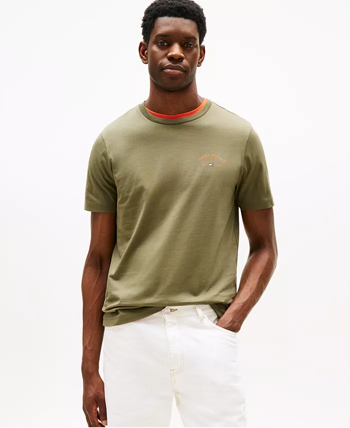 Мужская футболка с принтом пальмы Tommy Hilfiger, зеленый
Мужская футболка с принтом пальмы Tommy Hilfiger, зеленый