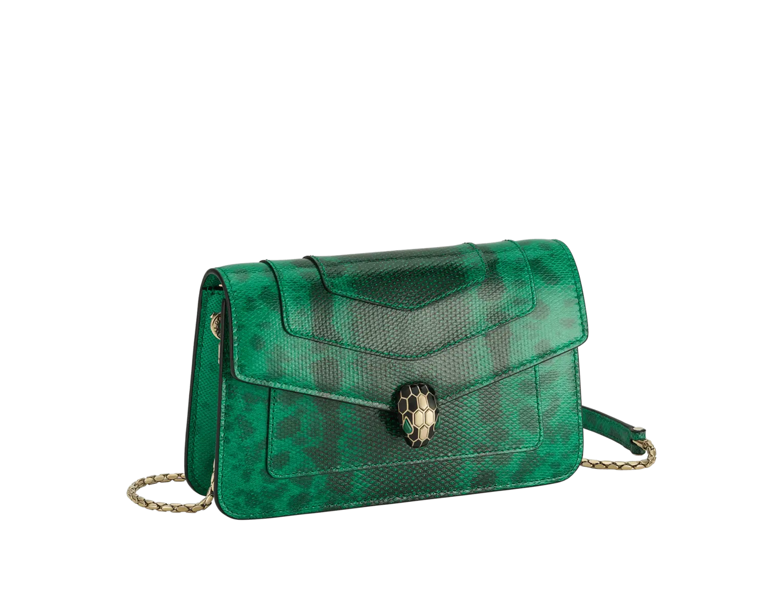 Кошелек Serpenti forever chain Bvlgari, зеленый
Кошелек Serpenti forever chain Bvlgari, зеленый
