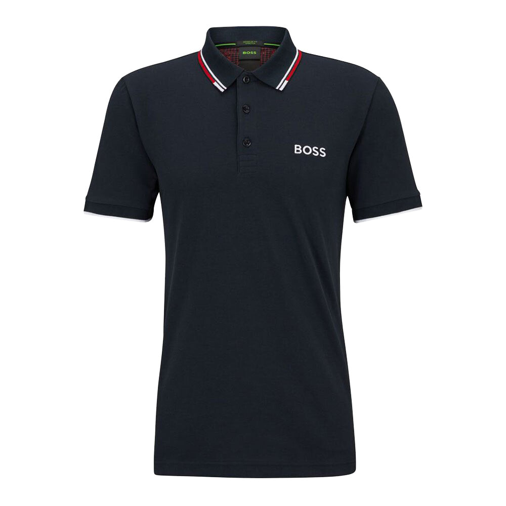 Мужская футболка-поло Hugo Boss Paddy Pro темно-синего цвета из эластичного хлопка с короткими рукавами, синий
Мужская футболка-поло Hugo Boss Paddy Pro темно-синего цвета из эластичного хлопка с короткими рукавами, синий