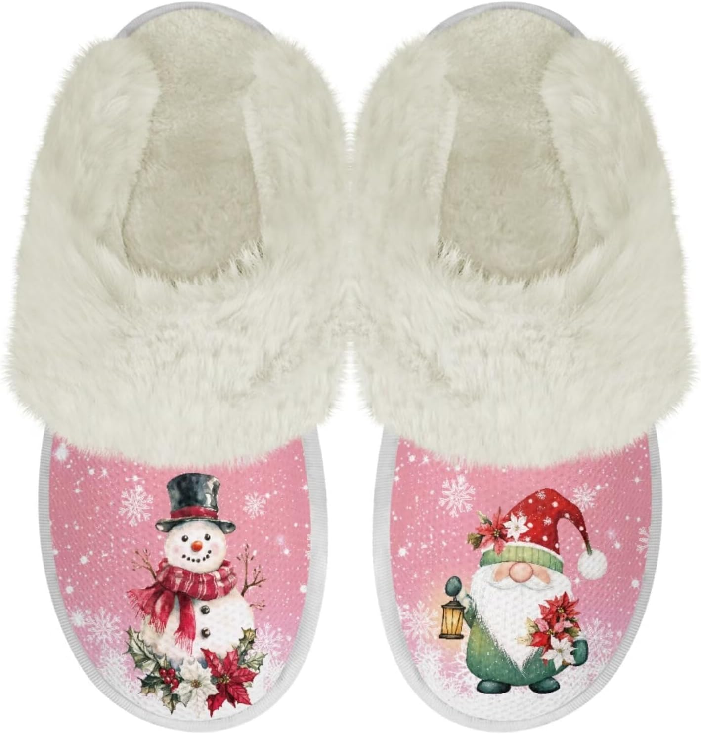 Домашние тапочки Binienty для женщин и мужчин с эффектом памяти, для дома и улицы, пушистые тапочки для спальни, Xmas Snowman
Домашние тапочки Binienty для женщин и мужчин с эффектом памяти, для дома и улицы, пушистые тапочки для спальни, Xmas Snowman