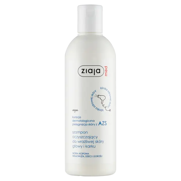 Очищающий шампунь для чувствительной кожи головы и шеи, 300 мл Ziaja Med Kuracja dermatologiczna
Очищающий шампунь для чувствительной кожи головы и шеи, 300 мл Ziaja Med Kuracja dermatologiczna