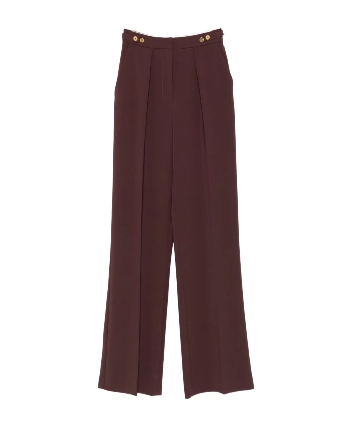 Креповые брюки с ювелирным аксессуаром Elisabetta Franchi, красный
Креповые брюки с ювелирным аксессуаром Elisabetta Franchi, красный