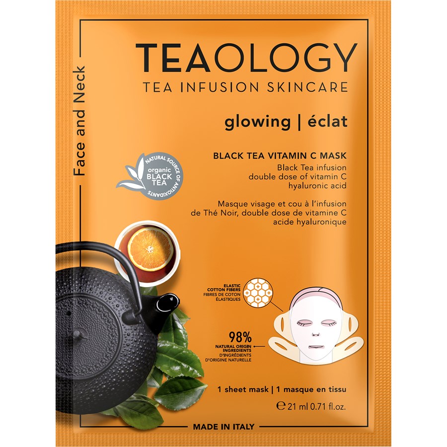 Маска для лица Teaology Black Tea Vitamin C Mask, 21 ml
Маска для лица Teaology Black Tea Vitamin C Mask, 21 ml