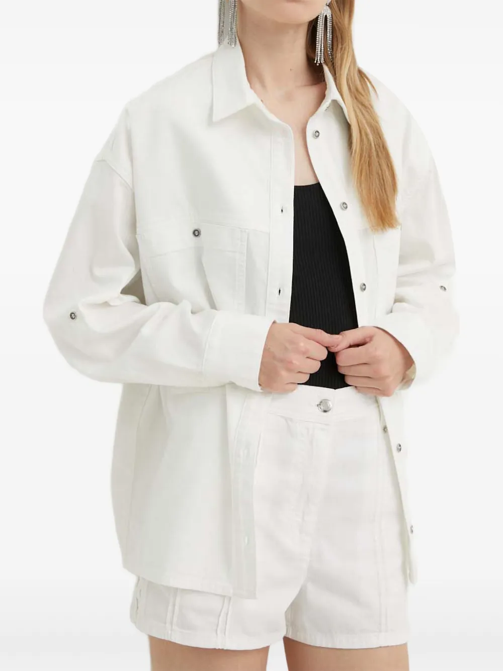 Рубашка с воротником поло Iro, белый
Рубашка с воротником поло Iro, белый