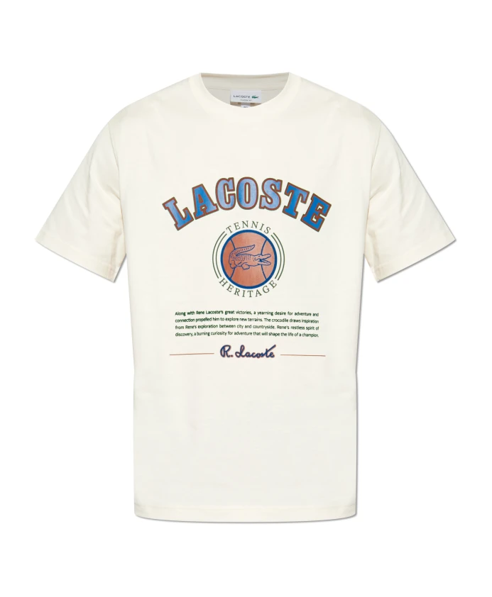 Футболка с логотипом Lacoste, бежевый
Футболка с логотипом Lacoste, бежевый