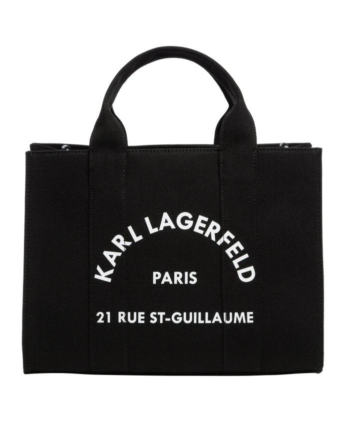 Сумка Тоут с узором и регулируемым ремнем. Karl Lagerfeld, черный
Сумка Тоут с узором и регулируемым ремнем. Karl Lagerfeld, черный