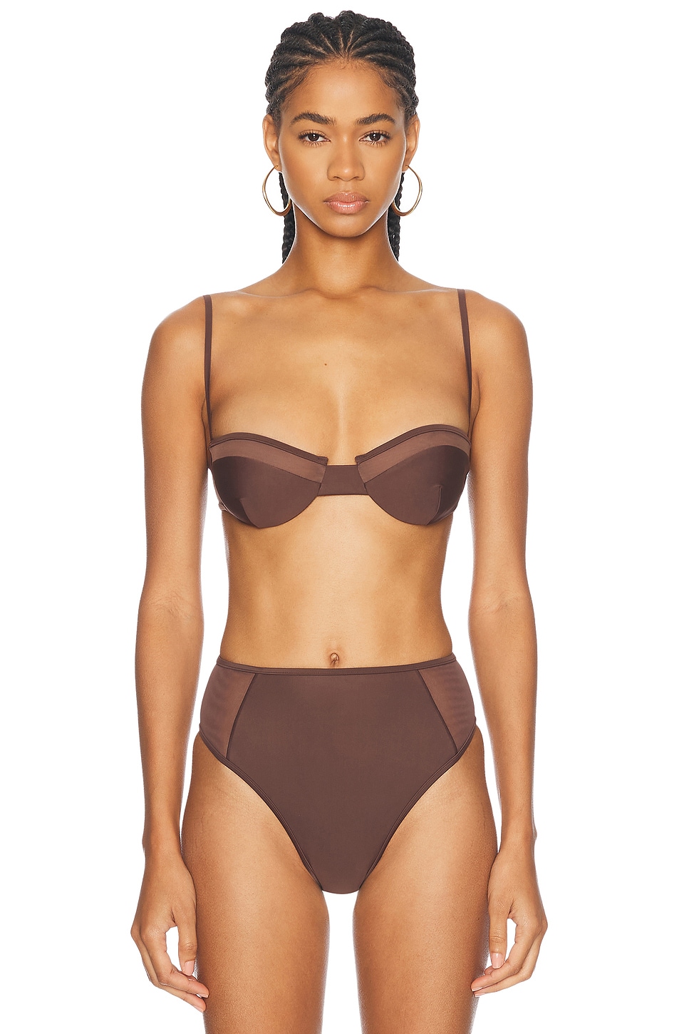 Верх бикини-балконет Dunes Spliced SIR., цвет Chocolate
Верх бикини-балконет Dunes Spliced SIR., цвет Chocolate