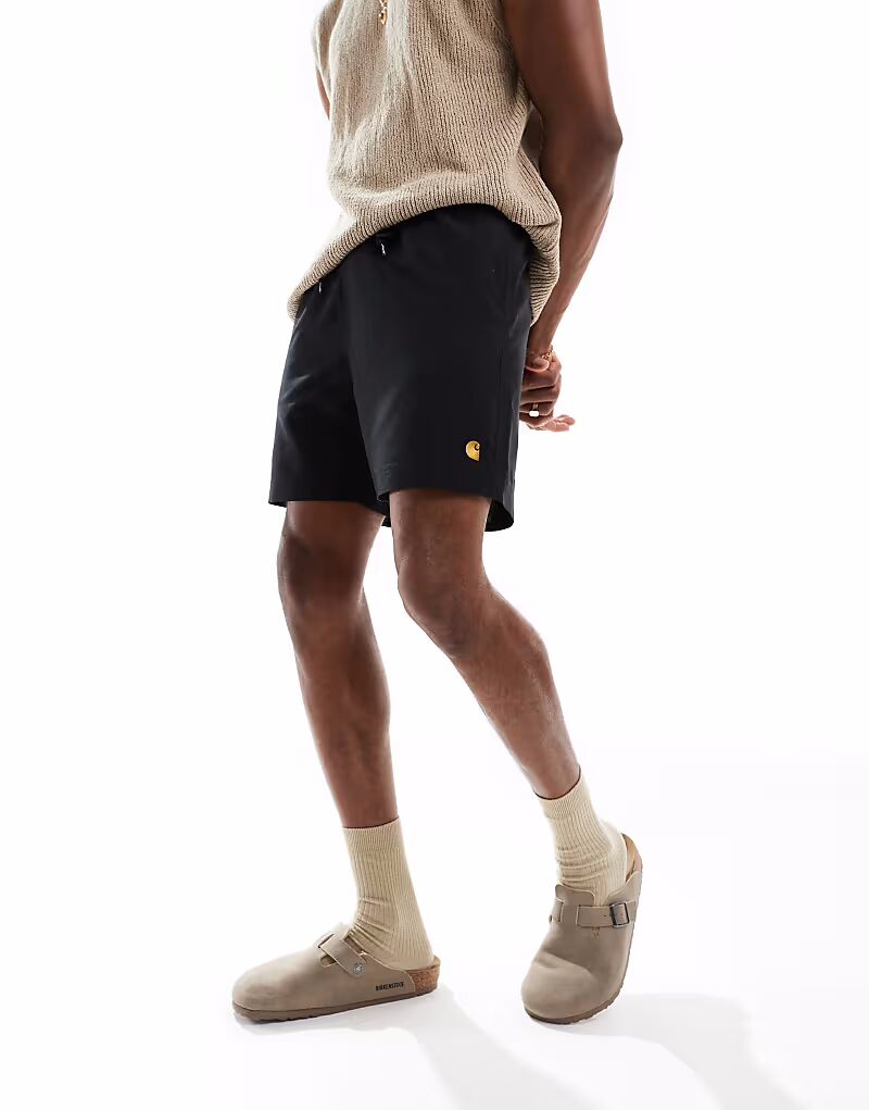Carhartt WIP Chase плавки в черном цвете 
Carhartt WIP Chase плавки в черном цвете