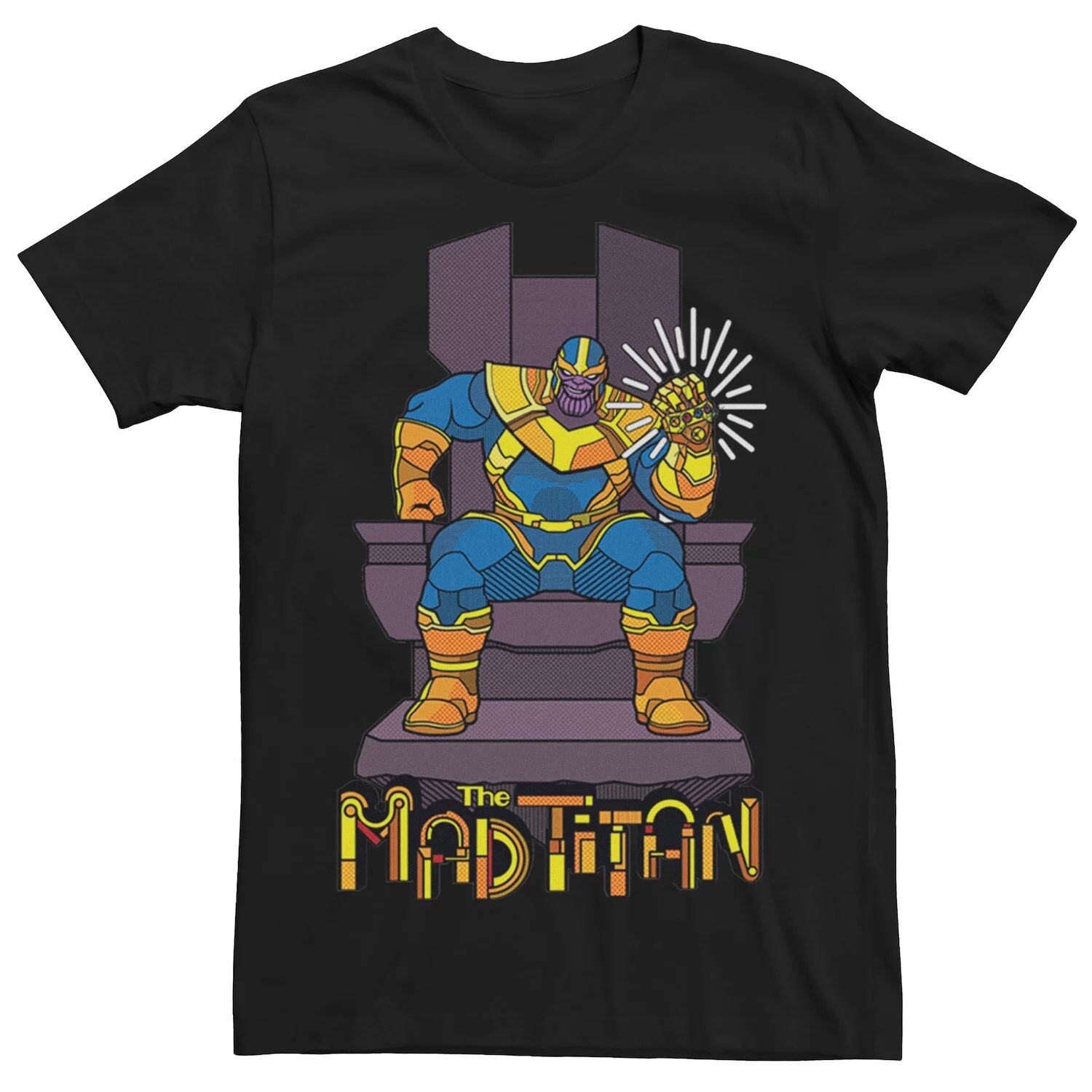 Мужская футболка Marvel Avengers Thanos The Mad Titan Licensed Character, черный
Мужская футболка Marvel Avengers Thanos The Mad Titan Licensed Character, черный