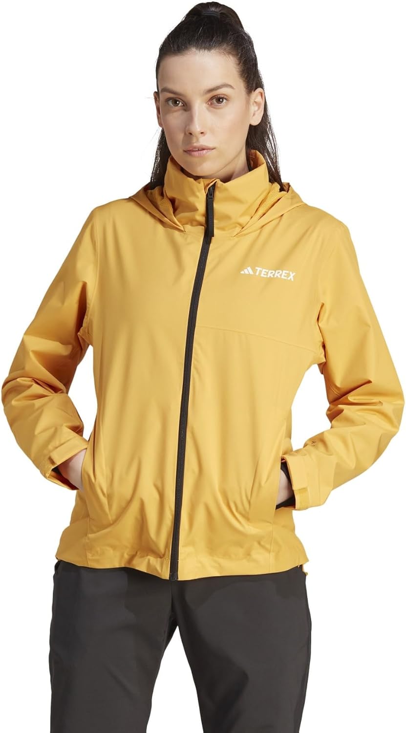 Женская куртка-дождевик Adidas Terrex Multi 2-слойная водонепроницаемая, желтый
Женская куртка-дождевик Adidas Terrex Multi 2-слойная водонепроницаемая, желтый