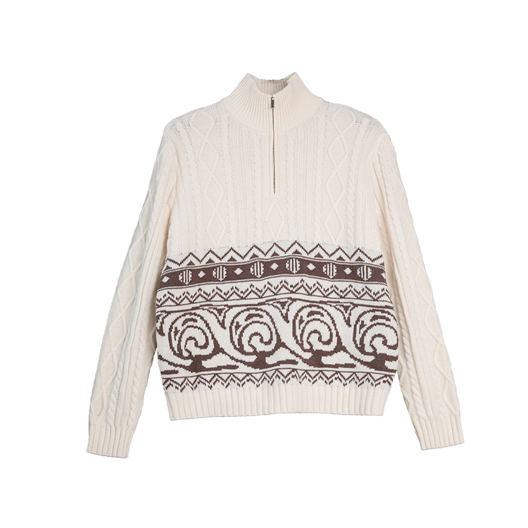 ELLE Свитер женский бежевый Stand Collar Moderate Others
ELLE Свитер женский бежевый Stand Collar Moderate Others