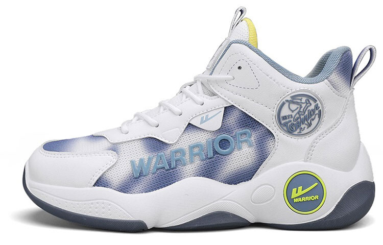 Баскетбольные кроссовки мужские, среднего размера, бежевые/синие Warrior
Баскетбольные кроссовки мужские, среднего размера, бежевые/синие Warrior