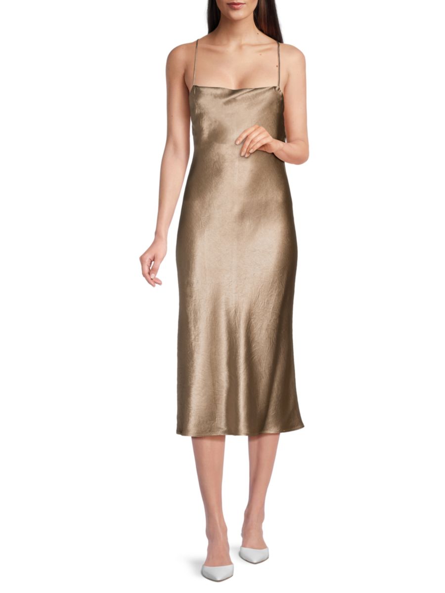 Платье-комбинация из жатого атласа Third Form, цвет Driftwood
Платье-комбинация из жатого атласа Third Form, цвет Driftwood