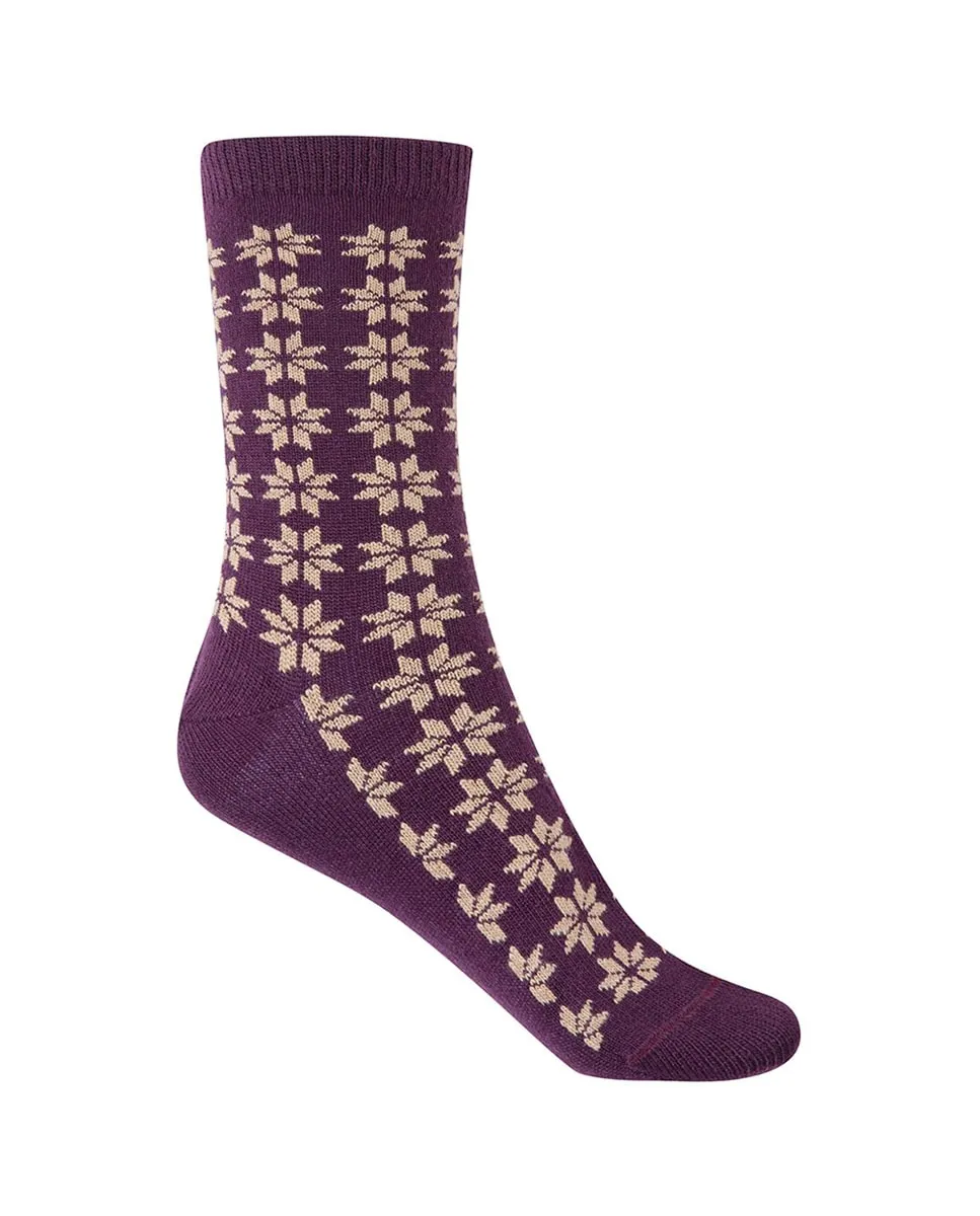 Женские короткий носки из кашемира и шерсти, снежинка Сделано в Испании Punto Blanco, фиолетовый
Женские короткий носки из кашемира и шерсти, снежинка Сделано в Испании Punto Blanco, фиолетовый