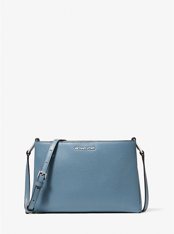 Средняя сумка через плечо Trisha из зернистой кожи Michael Kors, синий
Средняя сумка через плечо Trisha из зернистой кожи Michael Kors, синий