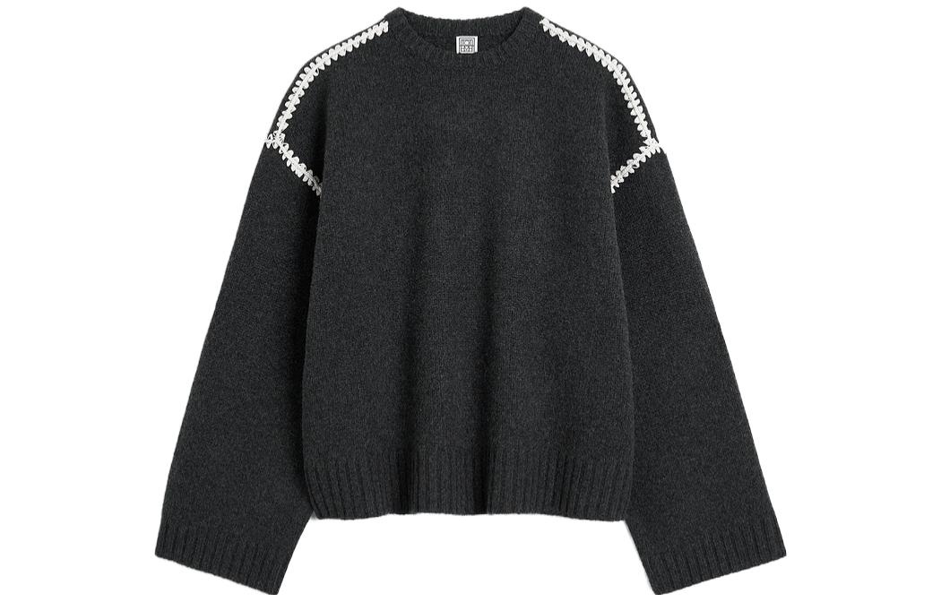 Толстовка Totême с длинными рукавами и круглой горловиной TOTEME, серый
Толстовка Totême с длинными рукавами и круглой горловиной TOTEME, серый