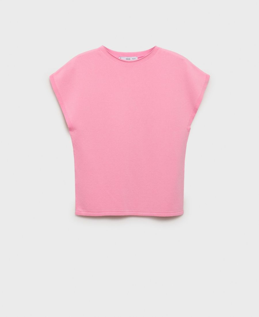 Женский свитер тонкой вязки с короткими рукавами MANGO, Pastel Pink
Женский свитер тонкой вязки с короткими рукавами MANGO, Pastel Pink