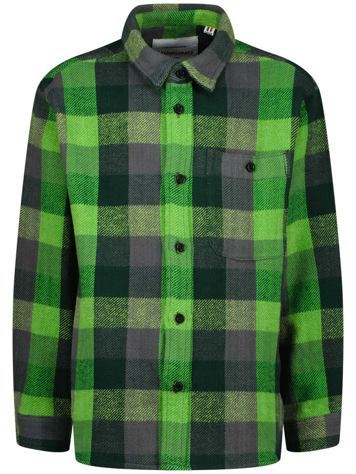 Рубашка Vingino, антрацит/зеленый
Рубашка Vingino, антрацит/зеленый