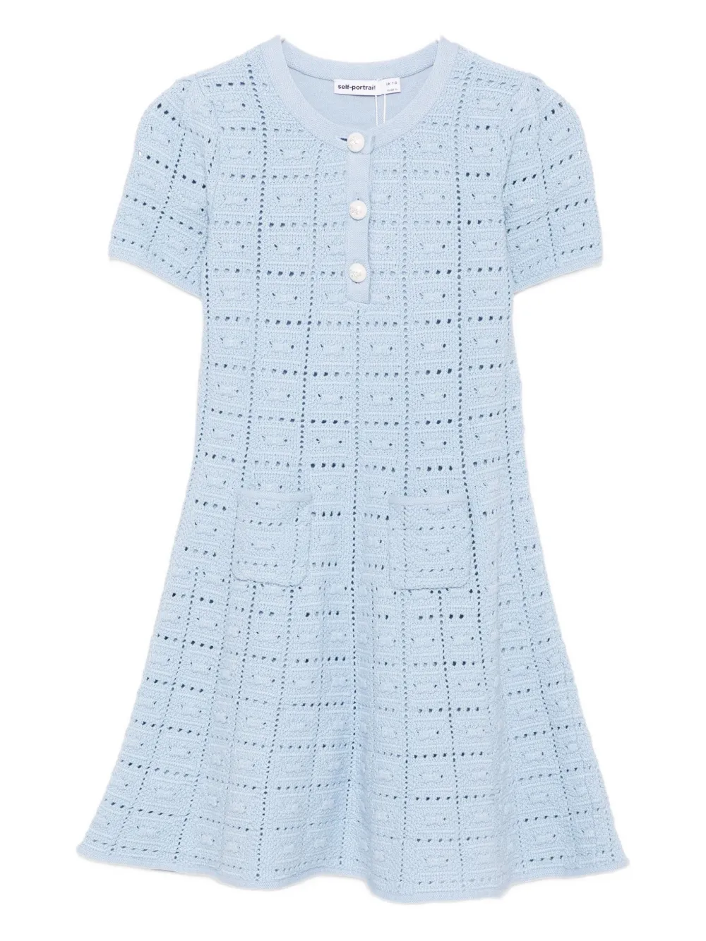Вязаное платье Self-Portrait Kids, синий
Вязаное платье Self-Portrait Kids, синий