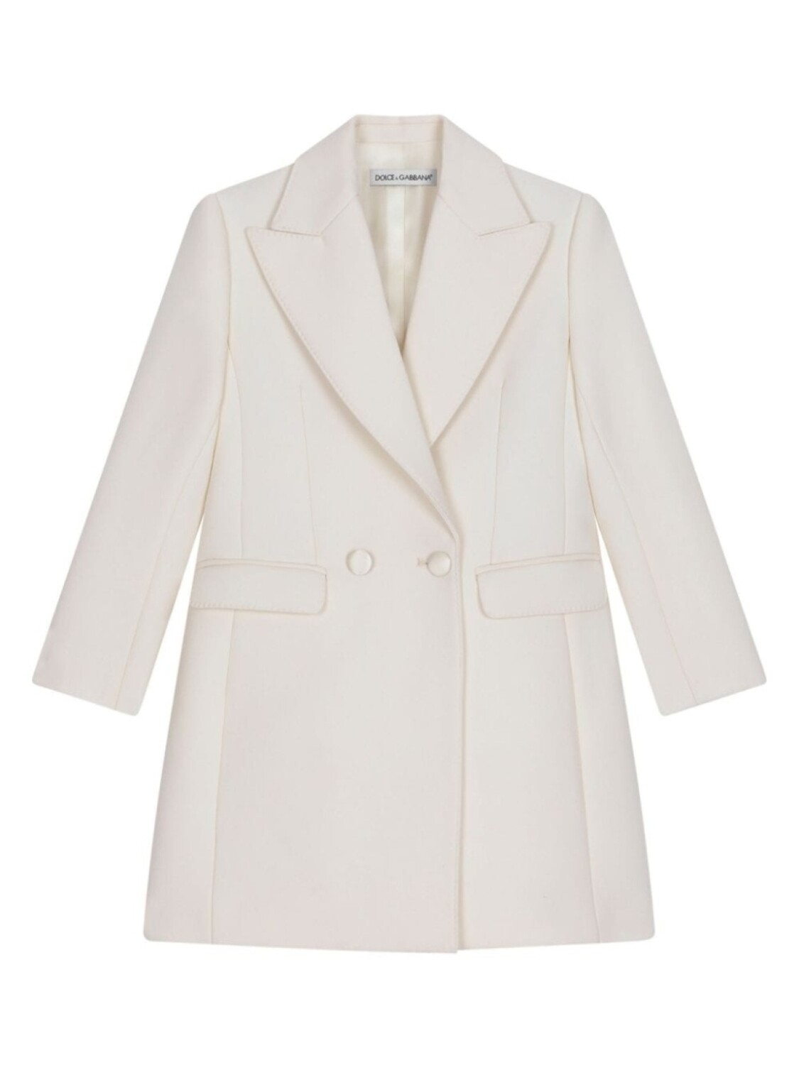 Dolce & Gabbana двубортное пальто из вирджинской шерсти, белый
Dolce & Gabbana двубортное пальто из вирджинской шерсти, белый