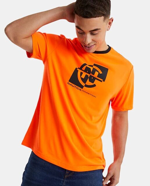 Мужская футболка с короткими рукавами Nautica, оранжевый
Мужская футболка с короткими рукавами Nautica, оранжевый