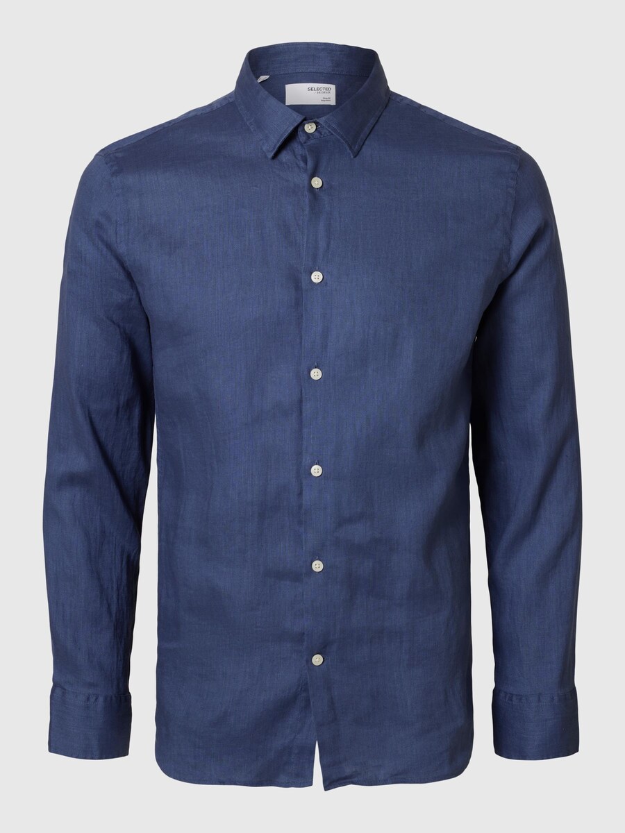 Рубашка на пуговицах классического кроя SELECTED, синий
Рубашка на пуговицах классического кроя SELECTED, синий