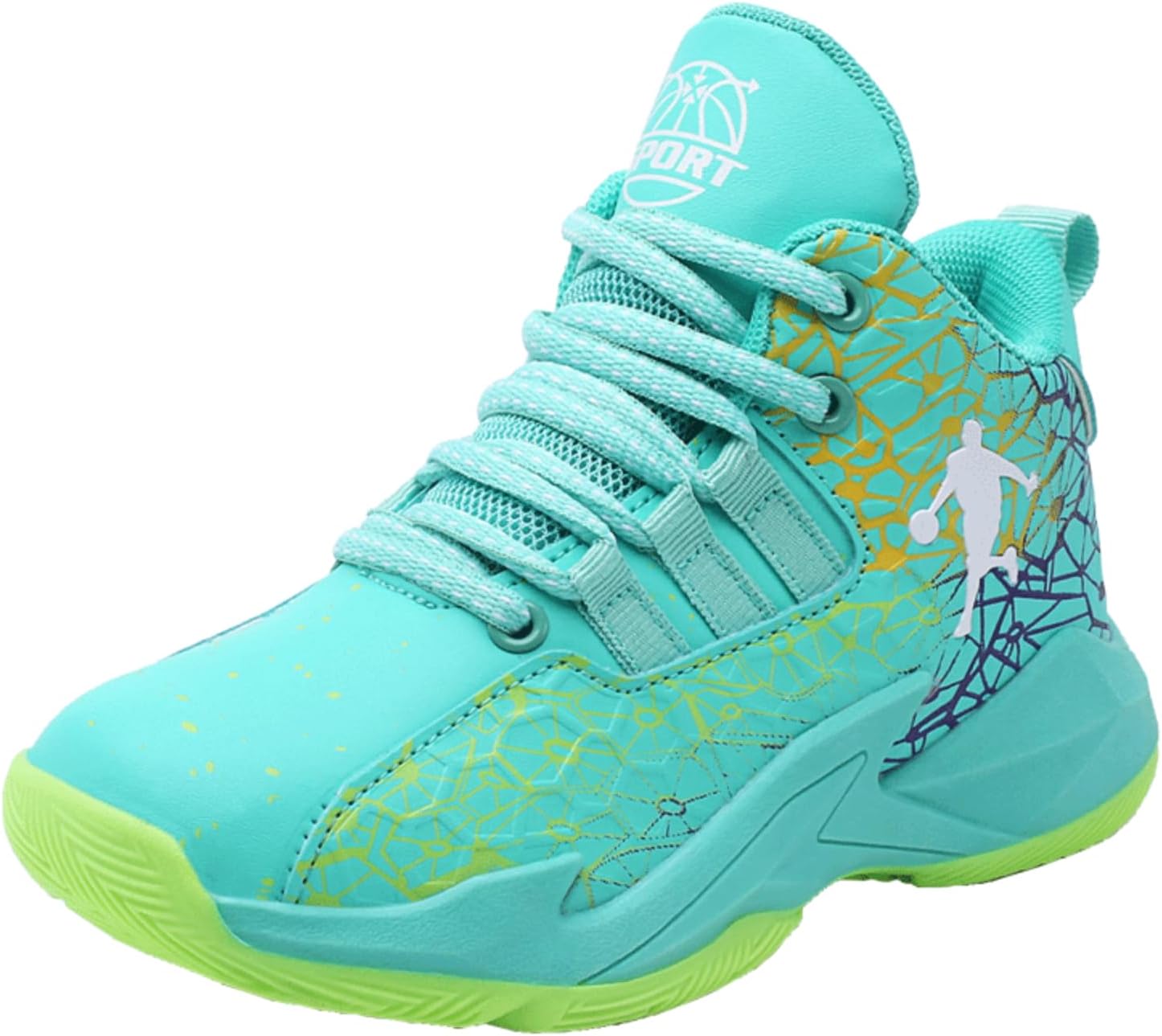 Противоскользящие и износостойкие детские баскетбольные кроссовки Ucilxi, зеленый
Противоскользящие и износостойкие детские баскетбольные кроссовки Ucilxi, зеленый