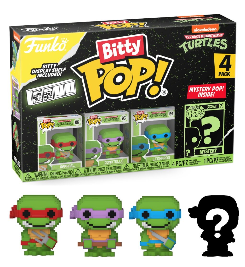 Funko Bitty Pop!, Фигурки, Черепашки-ниндзя Funko POP!
Funko Bitty Pop!, Фигурки, Черепашки-ниндзя Funko POP!