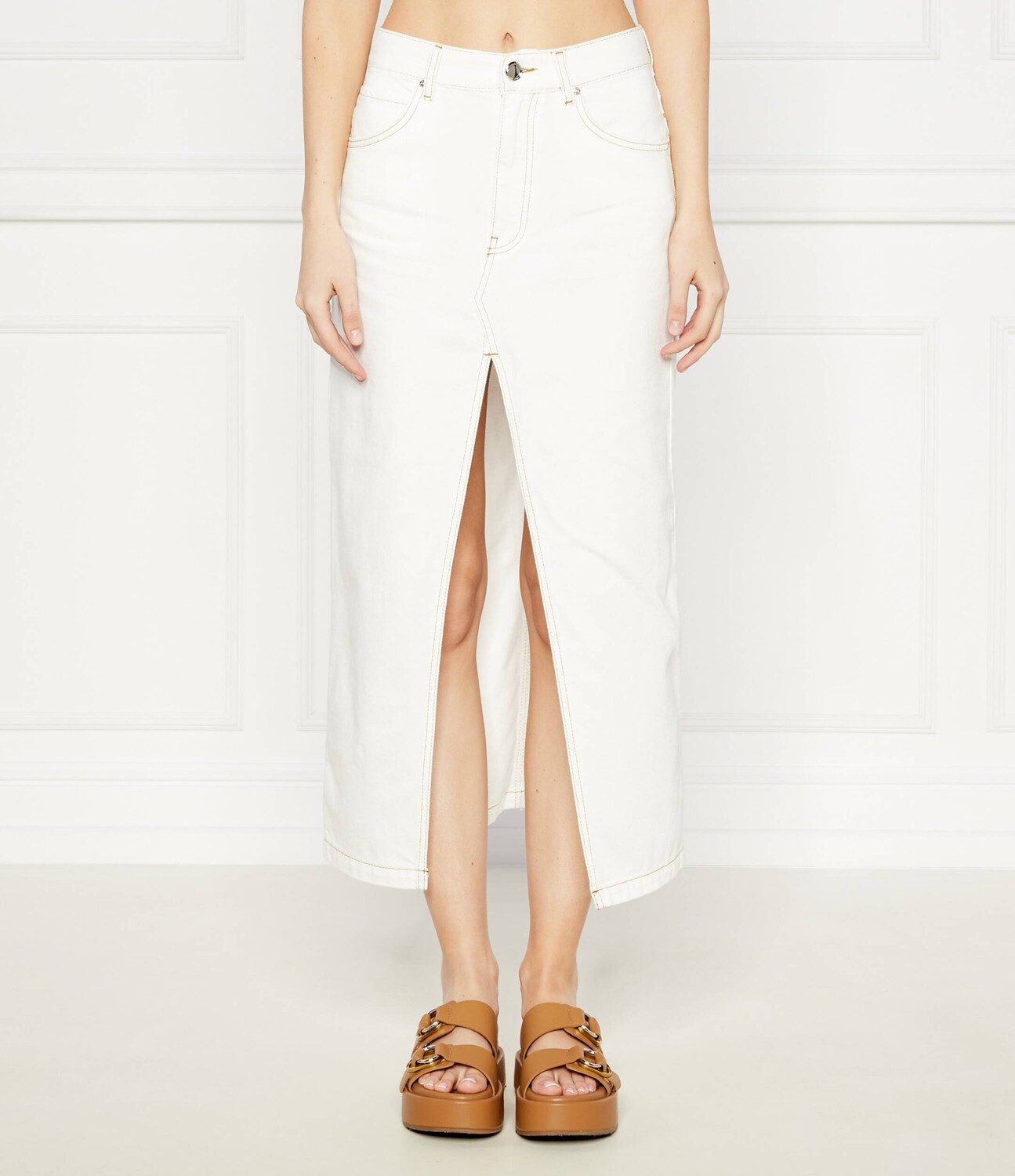 Юбка Pinko RIDERS, белый 
Юбка Pinko RIDERS, белый