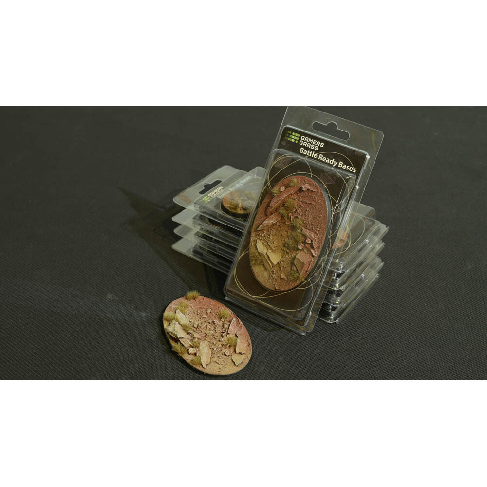 Аксессуары Gamers Grass Battle Ready Bases: Badlands - Oval 105mm (1) 
Аксессуары Gamers Grass Battle Ready Bases: Badlands - Oval 105mm (1)