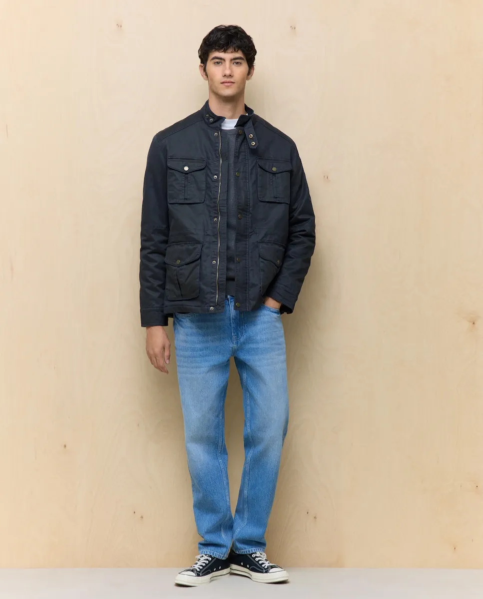 Мужская вощеная куртка с четырьмя карманами Easy Wear, темно-синий
Мужская вощеная куртка с четырьмя карманами Easy Wear, темно-синий
