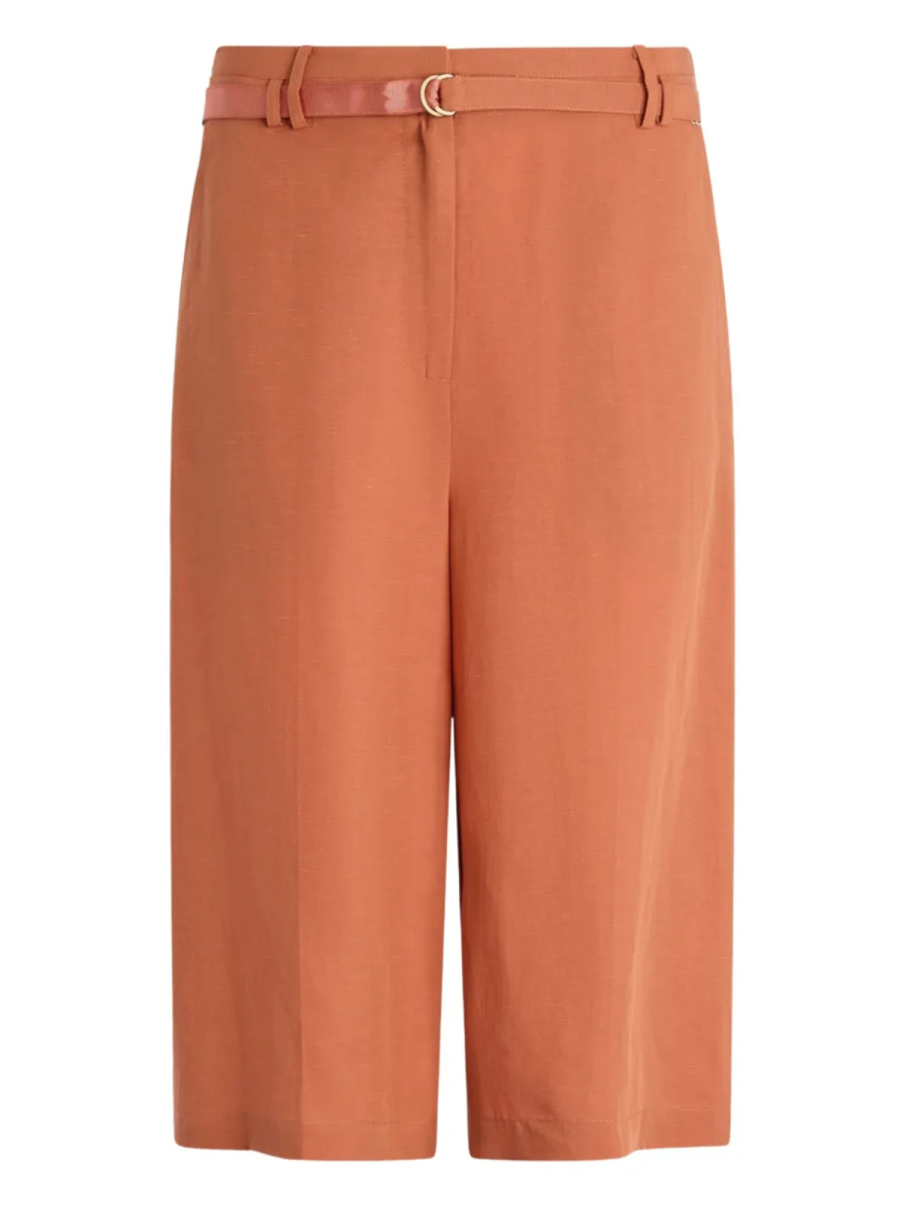 Шорты-бермуды из льняной смеси LIU JO, оранжевый 
Шорты-бермуды из льняной смеси LIU JO, оранжевый