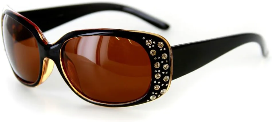 Женские поляризованные солнцезащитные очки "Oceana" с кристаллами (черно-коричневые с янтарными вставками) Big Planet Sunglasses, Black/Brown W/ Smoke Lens
Женские поляризованные солнцезащитные очки "Oceana" с кристаллами (черно-коричневые с янтарными вставками) Big Planet Sunglasses, Black/Brown W/ Smoke Lens