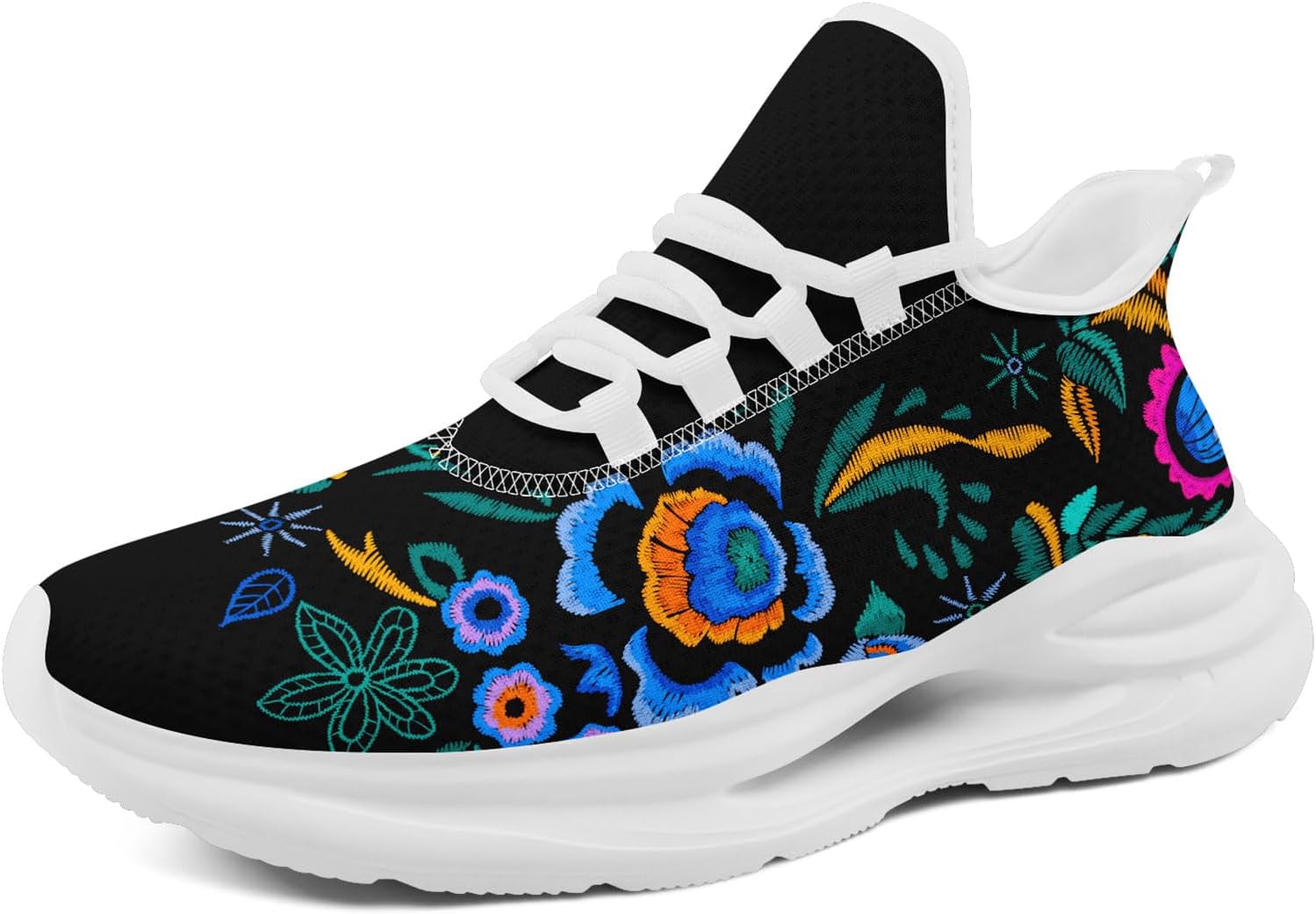 Кроссовки с мексиканским цветочным принтом для мужчин и женщин - легкие беговые кроссовки, тренажерные кроссовки, амортизирующая повседневная обувь для ходьбы Awsole, белый/черный/синий/зеленый
Кроссовки с мексиканским цветочным принтом для мужчин и женщин - легкие беговые кроссовки, тренажерные кроссовки, амортизирующая повседневная обувь для ходьбы Awsole, белый/черный/синий/зеленый