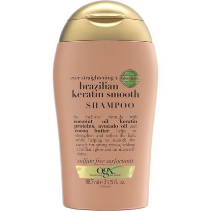 Шампунь Ever Straightening Brazilian Keratin Smooth в дорожном формате, 887 мл. Ogx
Шампунь Ever Straightening Brazilian Keratin Smooth в дорожном формате, 887 мл. Ogx