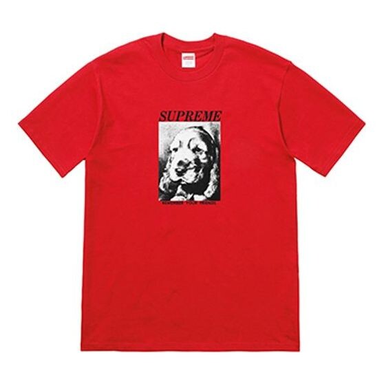 Футболка fw18 remember tee red puppy sketch printing short sleeve Supreme, красный
Футболка fw18 remember tee red puppy sketch printing short sleeve Supreme, красный