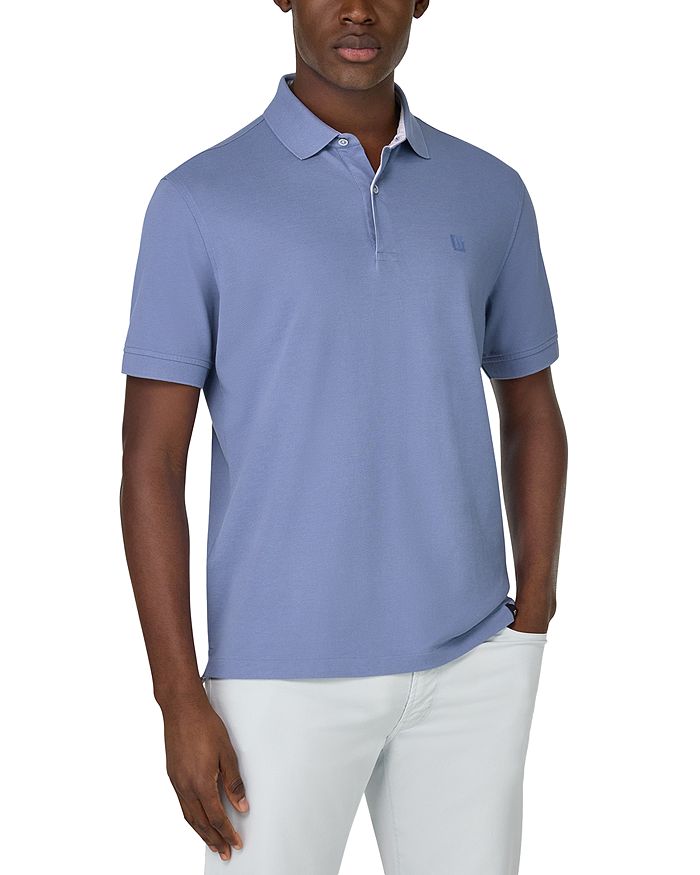 Хлопковая пике-поло Boggi Milano, синий
Хлопковая пике-поло Boggi Milano, синий