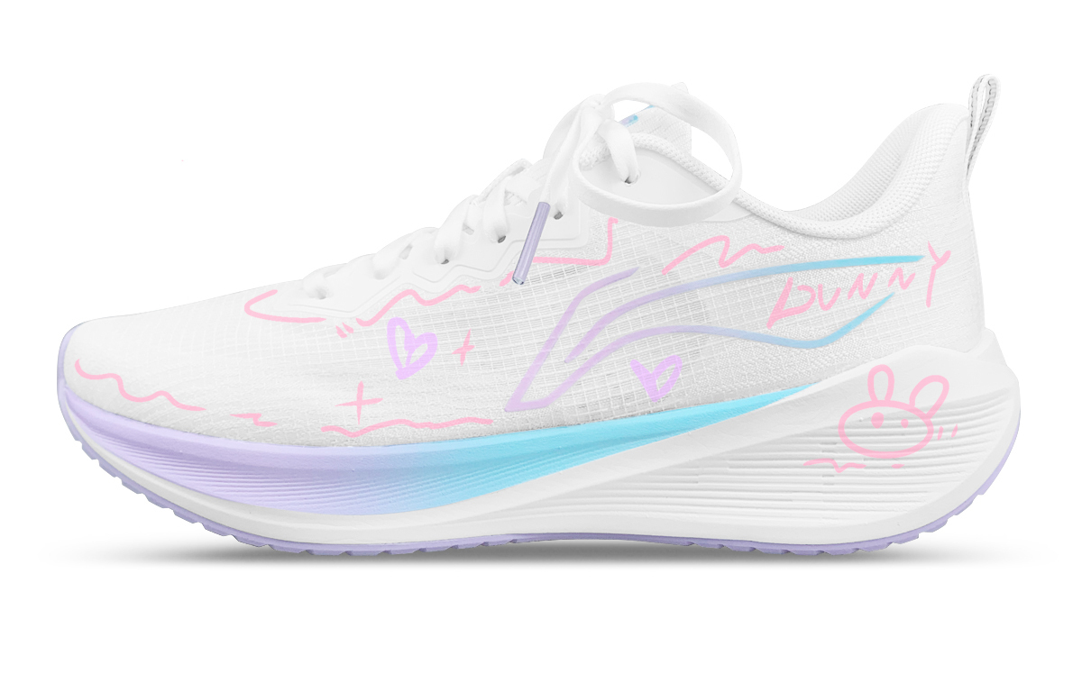 LINING Беговые кроссовки Wuyue низкие повседневные unisex бело-розовые
LINING Беговые кроссовки Wuyue низкие повседневные unisex бело-розовые