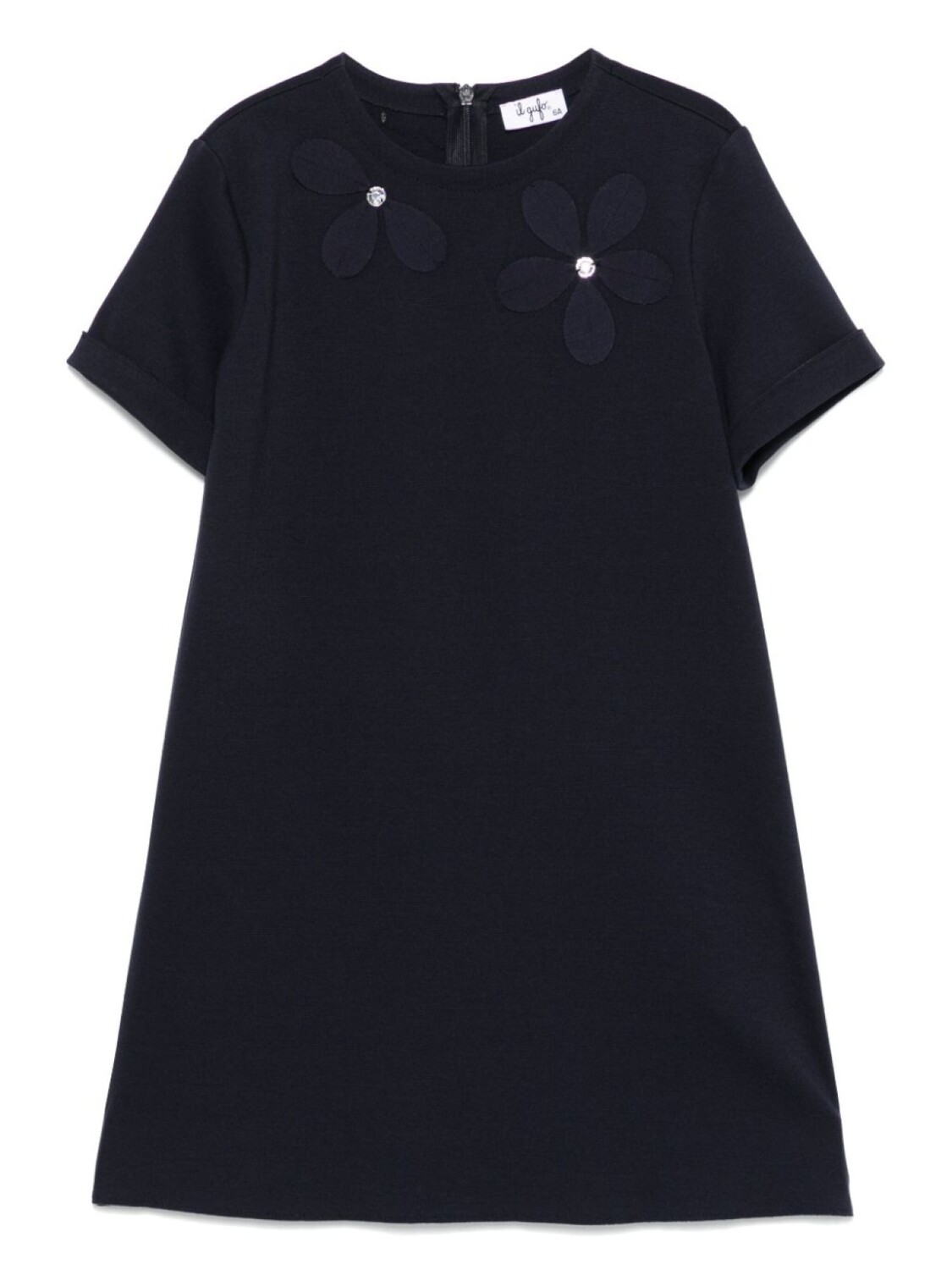 Il Gufo платье с цветочной аппликацией, синий
Il Gufo платье с цветочной аппликацией, синий