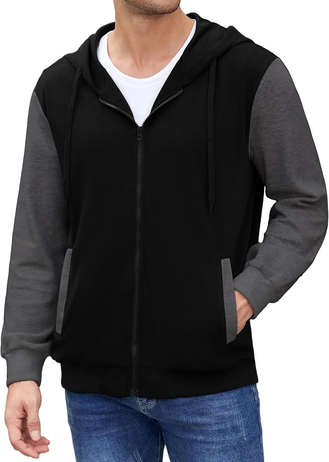 Толстовка с капюшоном на молнии PEGENO для мужчин, легкая флисовая куртка
Толстовка с капюшоном на молнии PEGENO для мужчин, легкая флисовая куртка