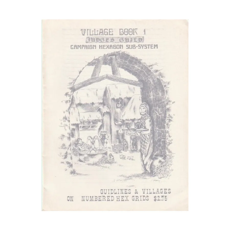 Village Book #1 (1st Printing), Dungeons & Dragons Fantasy Supplements - Maps (Judges Guild), мягкая обложка
Village Book #1 (1st Printing), Dungeons & Dragons Fantasy Supplements - Maps (Judges Guild), мягкая обложка