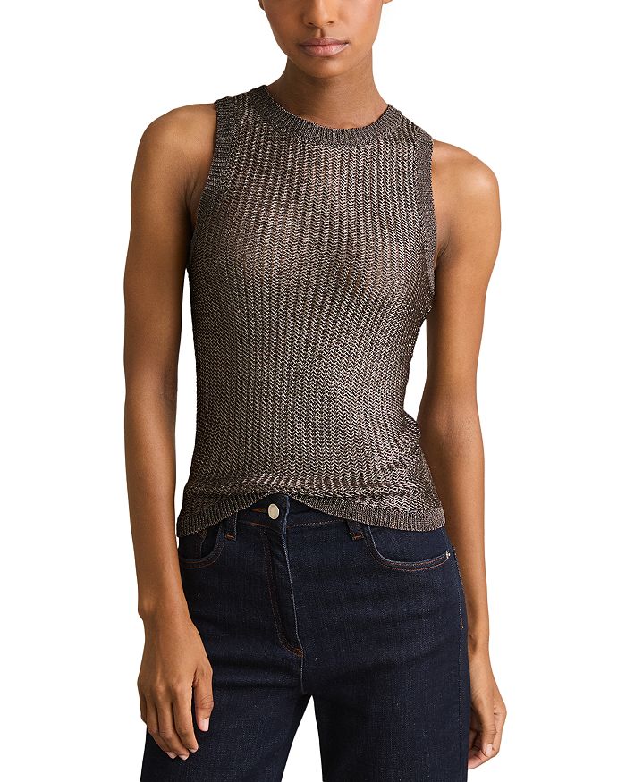 Топ Tia с металлизированной вязкой REISS, серый
Топ Tia с металлизированной вязкой REISS, серый