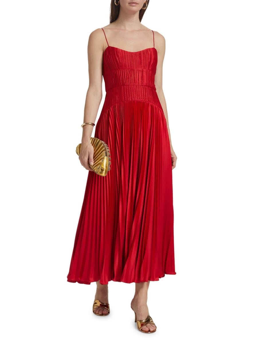 Платье макси с плиссировкой Cherry Amur, цвет Red Calla Lily
Платье макси с плиссировкой Cherry Amur, цвет Red Calla Lily
