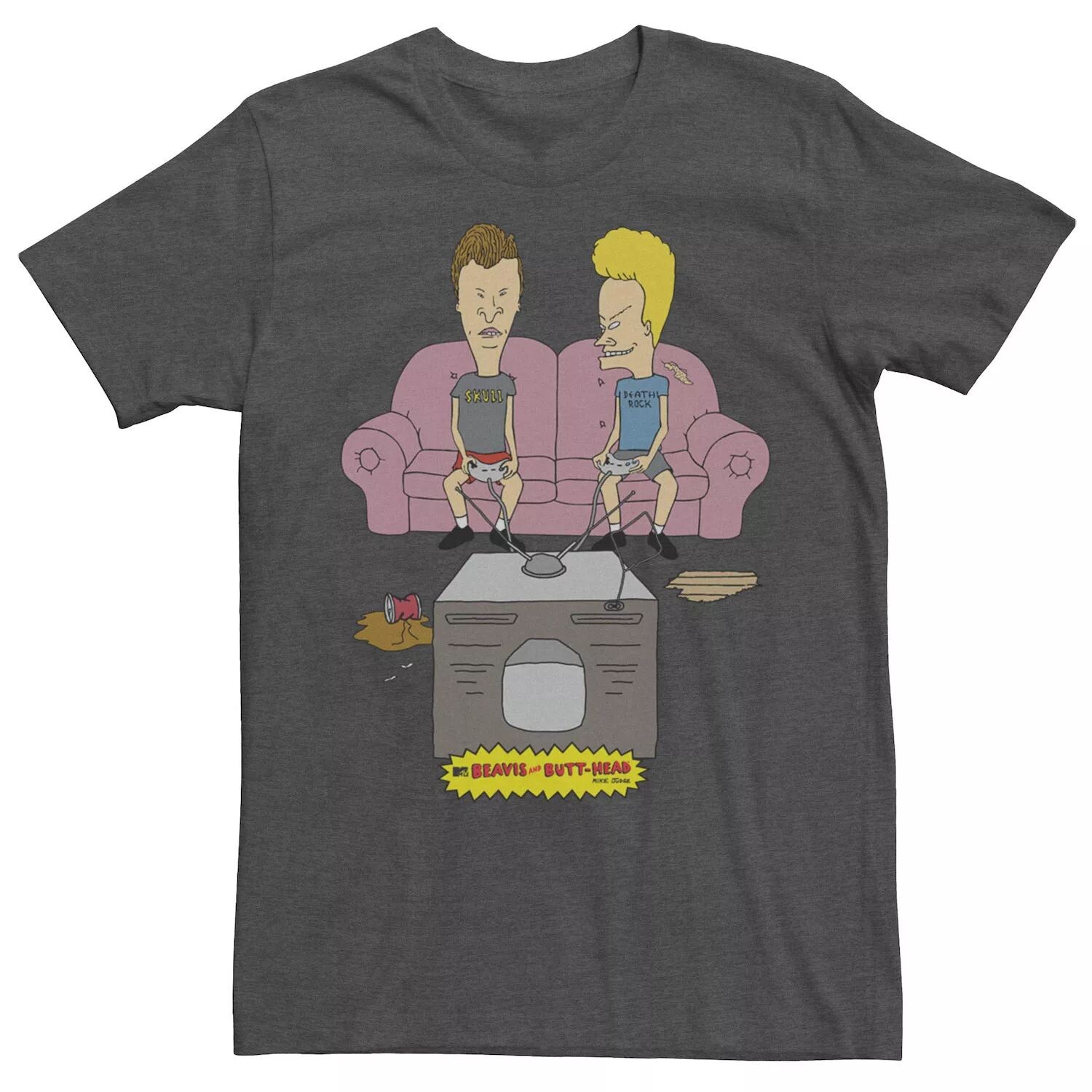 Мужская игровая футболка с короткими рукавами Beavis And Butthead Licensed Character
Мужская игровая футболка с короткими рукавами Beavis And Butthead Licensed Character