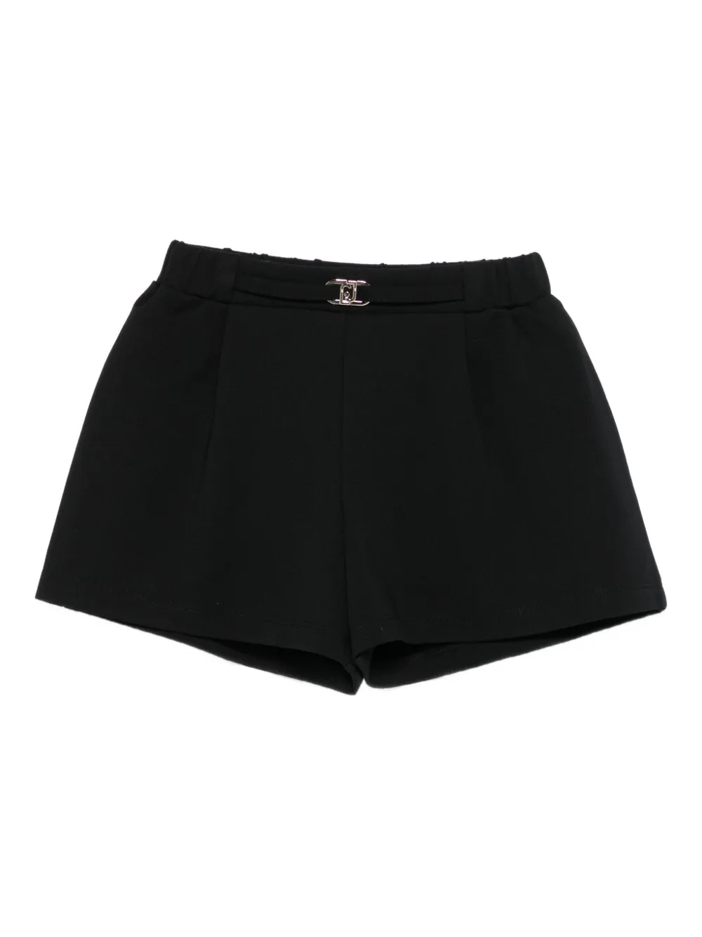 Шорты с пряжкой-логотипом и складками Liu Jo, черный
Шорты с пряжкой-логотипом и складками Liu Jo, черный