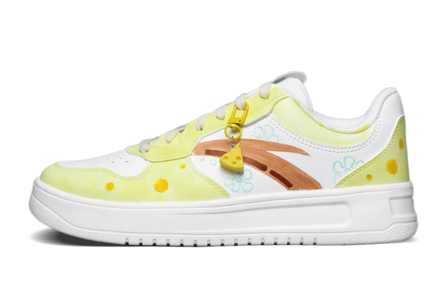 ANTA Скользоустойчивые амортизирующие низкие скейтерские кеды мужские бело-желтые, цвет White Yellow
ANTA Скользоустойчивые амортизирующие низкие скейтерские кеды мужские бело-желтые, цвет White Yellow