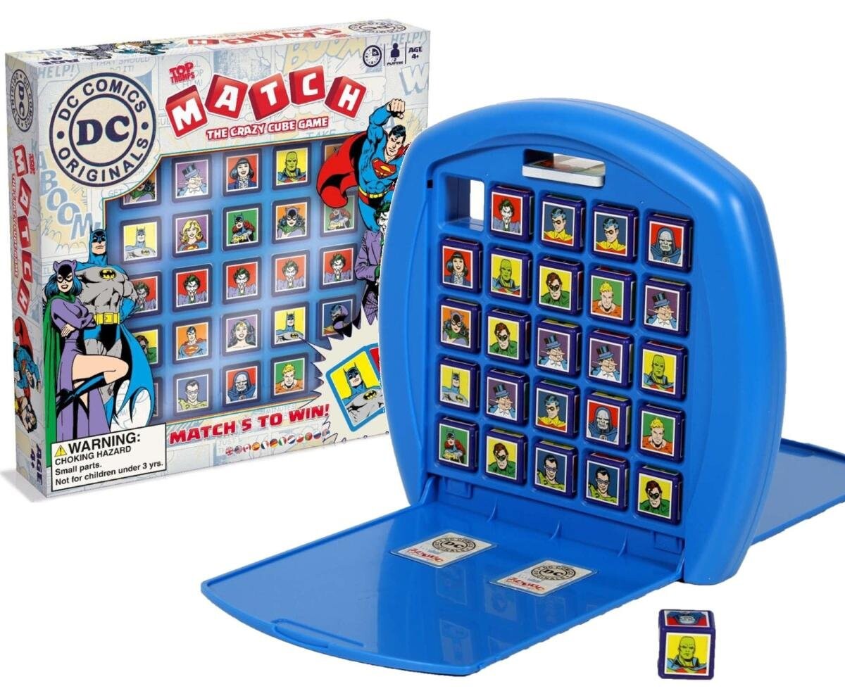 Лучшие козыри: совпадение с супергероями DC, игра-головоломка, выигрышные ходы Winning Moves
Лучшие козыри: совпадение с супергероями DC, игра-головоломка, выигрышные ходы Winning Moves